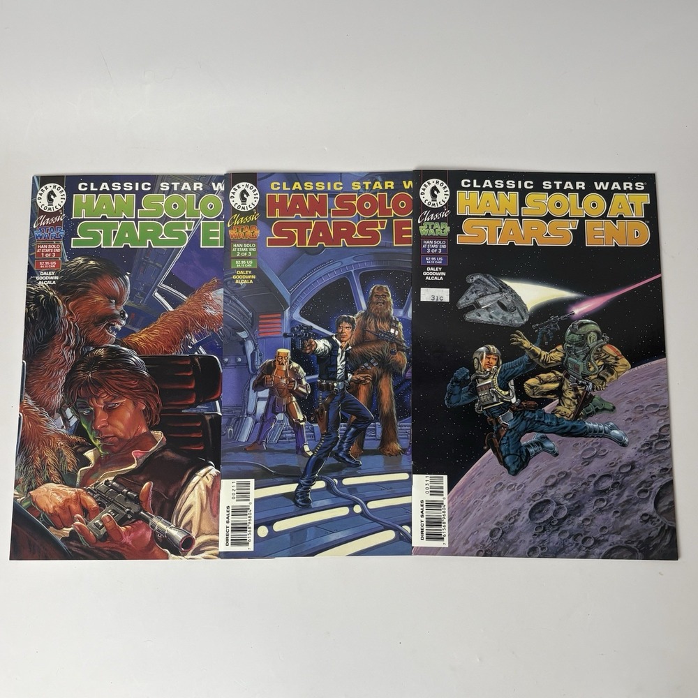CLASSIC STAR WARS HAN SOLO AT STAR'S END(1997) 3 ISSUE SET 1-3 DARK HORSE COMICS